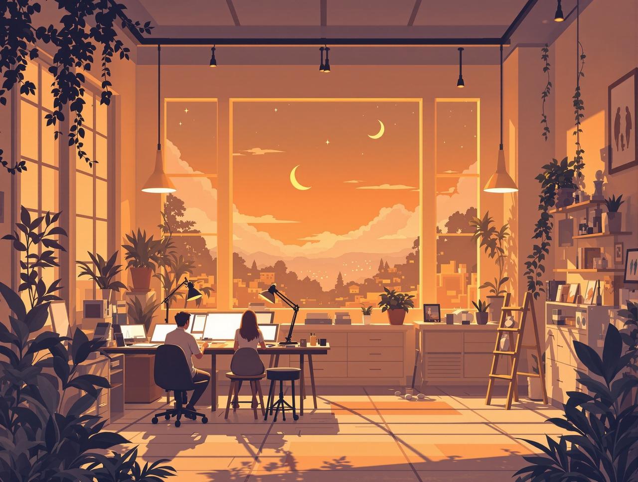 红果漫据品牌故事 - 工作室 红果漫据工作室 - 温馨的动画创作空间